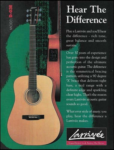 Larrivee 1998 03e model - d-03e,