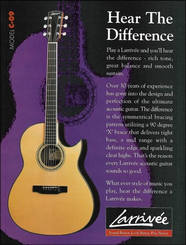Larrivee model acoustic - c-09,