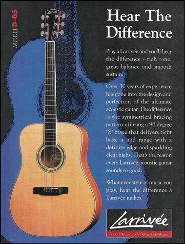 Larrivee model acoustic - model,